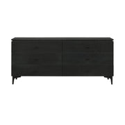 Legend 4 Piece Gray Fabric King Platform Bedroom Set with Dresser and Nightstands - Furniture City (CA)l