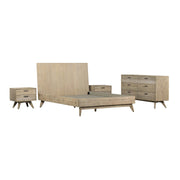 Baly 4 Piece Acacia King Platform Bedroom Set with Dresser and Nightstands - Furniture City (CA)l