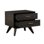 Baly 3 Piece Acacia King Loft Bed and Nightstands Bedroom Set - Furniture City (CA)l