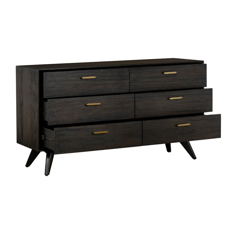 Baly 4 Piece Acacia King Loft Bedroom Set with Dresser and Nightstands - Furniture City (CA)l