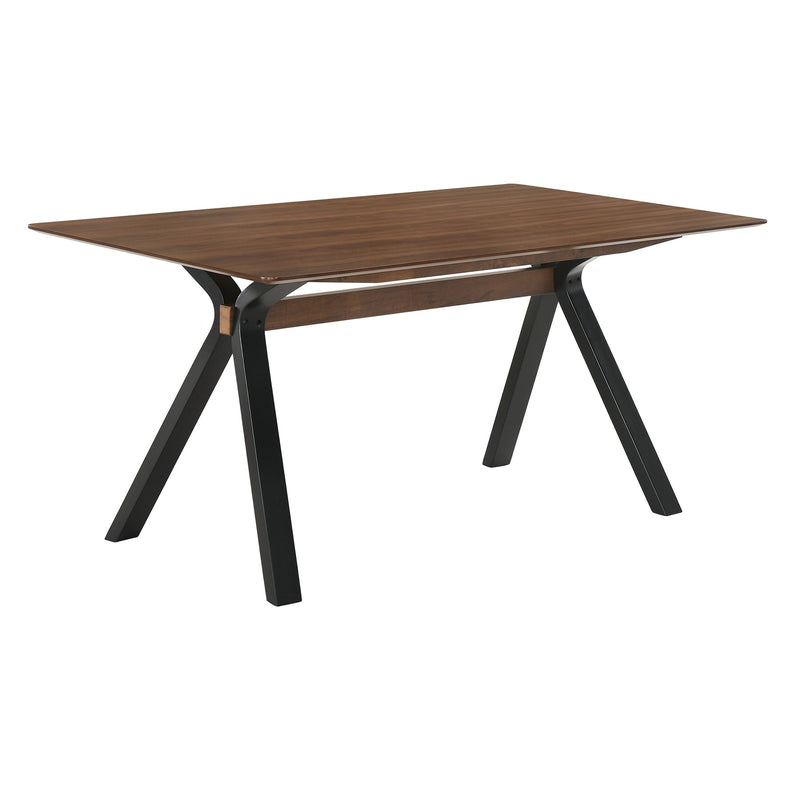 Laredo and Polly 5 Piece Walnut Rectangular Dining Set - Furniture City (CA)l