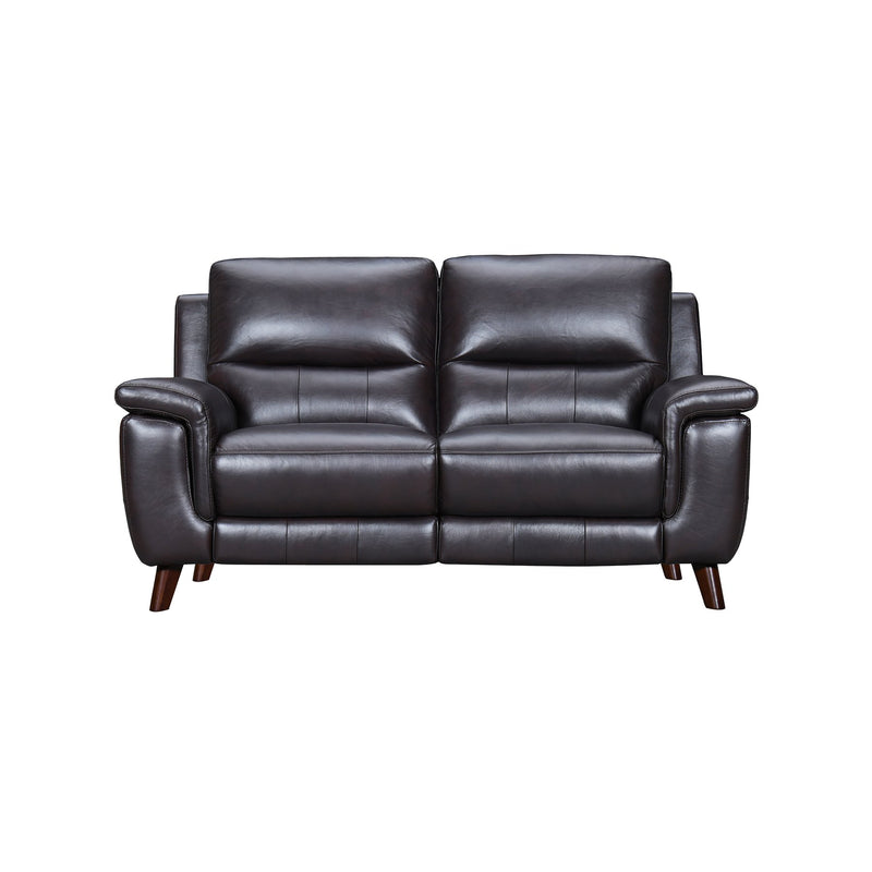Lizette Brown Leather Power Recliner 3 Piece Living Room Set with USB - Furniture City (CA)l
