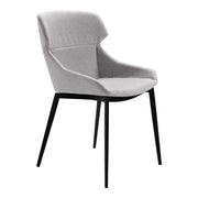 Milena Kenna 5 Piece Dining Set with Gray Fabric Chairs - Furniture City (CA)l