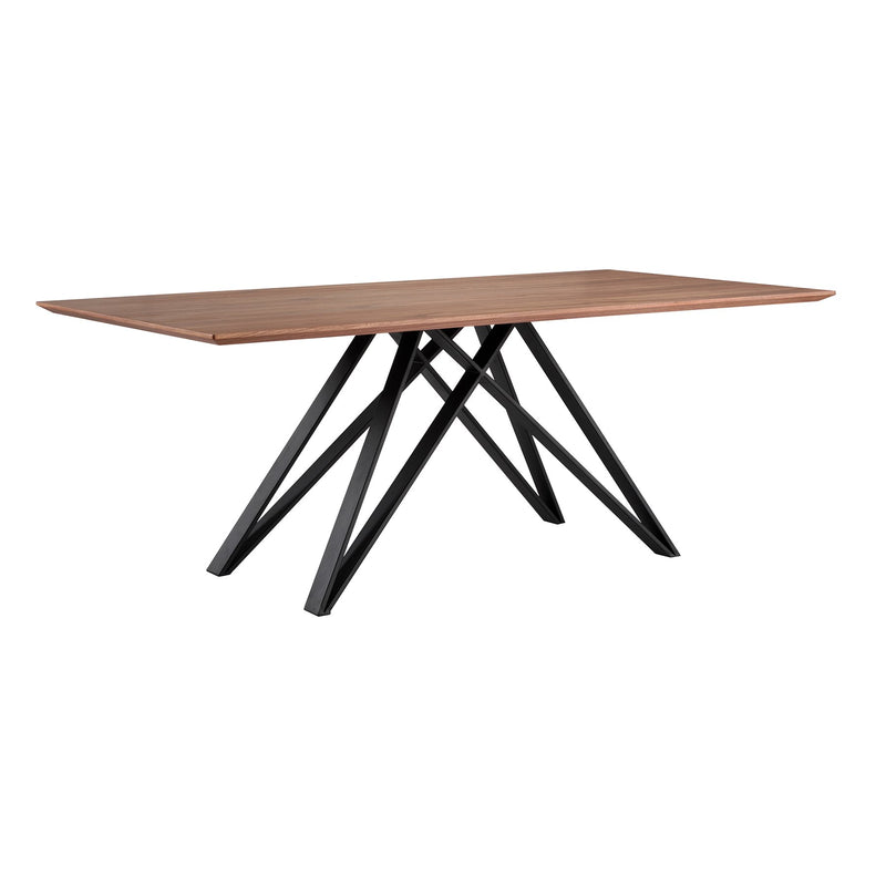 Wade Mid-Century Walnut Wood 5 Piece Dining Set - Furniture City (CA)l