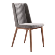 Wade Mid-Century Walnut Wood 5 Piece Dining Set - Furniture City (CA)l