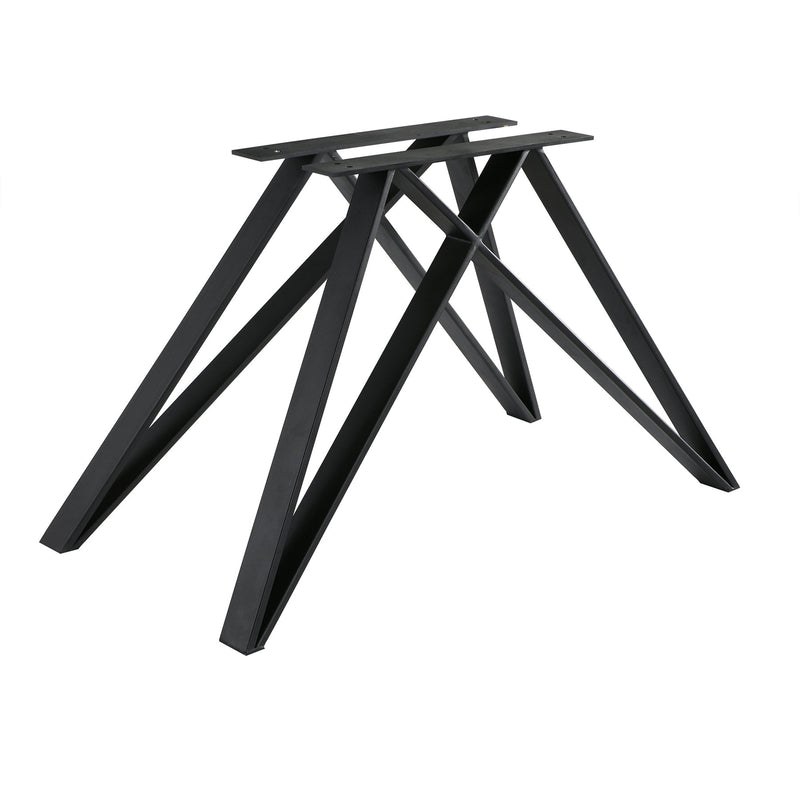 Modena Sunny 7 Piece Dining Set with Gray Fabric Chairs - Furniture City (CA)l