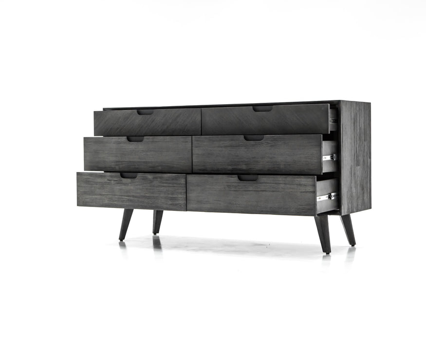 Mohave 4 Piece Acacia King Bedroom Set with Dresser and Nightstands