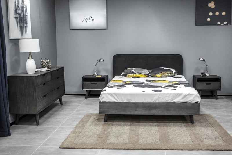 Mohave 4 Piece Acacia King Bedroom Set with Dresser and Nightstands - Furniture City (CA)l