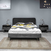 Mohave 3 Piece Acacia Queen Bed and Nightstands Bedroom Set - Furniture City (CA)l