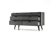 Mohave 4 Piece Acacia Queen Bedroom Set with Dresser and Nightstands - Furniture City (CA)l