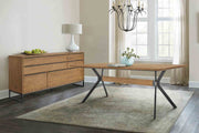 Nevada Rustic 2 piece set with Dining Table and Sideboard in Balsamico - Furniture City (CA)l