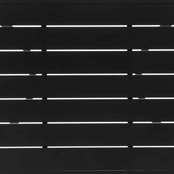 Alegria 4 Piece Outdoor Black Aluminum & Rope Conversation Set with Light Gray Fabric Cushions