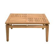 Arno Outdoor 5 Piece Teak Wood Seating Set in Charcoal Olefin - Furniture City (CA)l