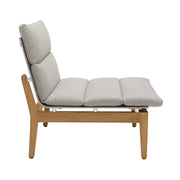 Arno Outdoor 7 Piece Teak Wood Seating Set in Beige Olefin - Furniture City (CA)l