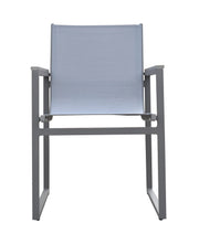Bistro Dining Set Gray Powder Coated Finish (Table with 4 chairs) - Furniture City (CA)l