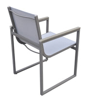 Bistro Dining Set Gray Powder Coated Finish (Table with 4 chairs) - Furniture City (CA)l