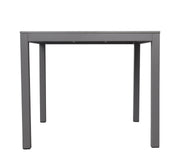 Bistro Dining Set Gray Powder Coated Finish (Table with 4 chairs) - Furniture City (CA)l