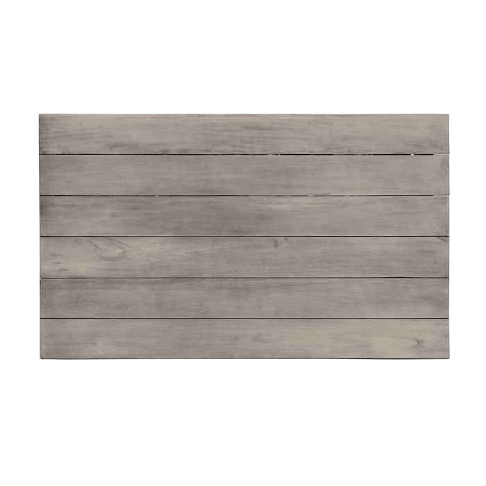 Condesa 4 Piece Outdoor Patio Furniture Set in Acacia Wood and Rope with Charcoal Cushions