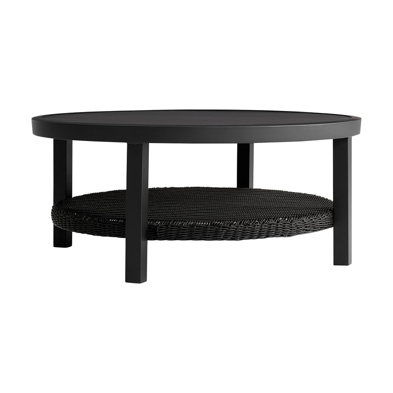 Cayman 5 Piece Black Aluminum Outdoor Seating Set with Dark Gray Cushions - Furniture City (CA)l