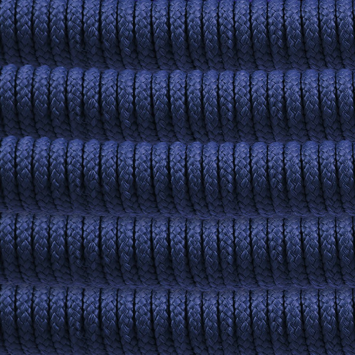 Kylie and Clip 3 Piece Outdoor Patio 36" Dining Set in Black Eucalyptus Wood and Blue Rope