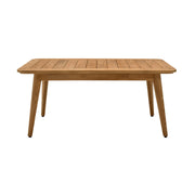 Eve Outdoor 4 Piece Teak Wood Sofa Seating Set with Teal Olefin - Furniture City (CA)l