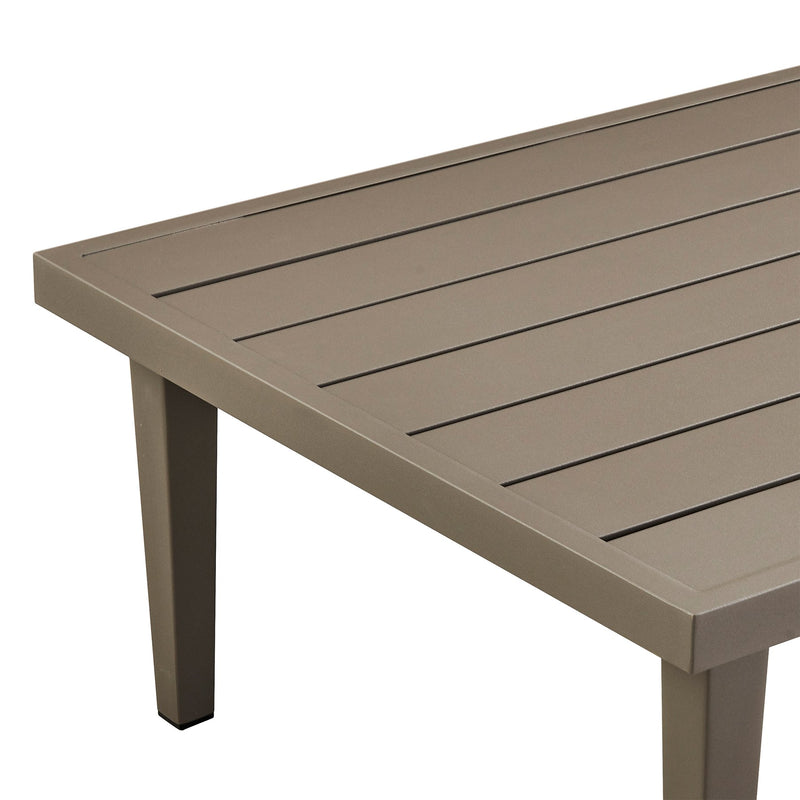 Grenada 4 Piece Outdoor Gray Fabric and Wicker Conversation Set - Furniture City (CA)l