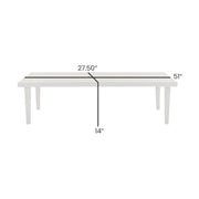 Grenada Aluminum Outdoor Coffee Table in Brown - Furniture City (CA)l
