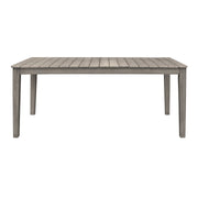 Haiti 7-Piece Patio Outdoor Dining Set in Gray Acacia Wood and Rope - Furniture City (CA)l