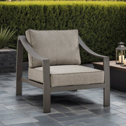 Koda Aluminum Outdoor Chair in Brown - Furniture City (CA)l
