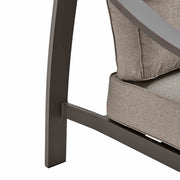 Koda Aluminum Outdoor Chair in Brown - Furniture City (CA)l