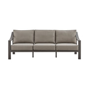 Koda Aluminum Outdoor Sofa in Brown - Furniture City (CA)l