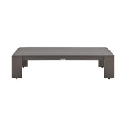 Koda Aluminum Outdoor Coffee Table in Brown - Furniture City (CA)l