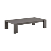 Koda Aluminum Outdoor Coffee Table in Brown - Furniture City (CA)l