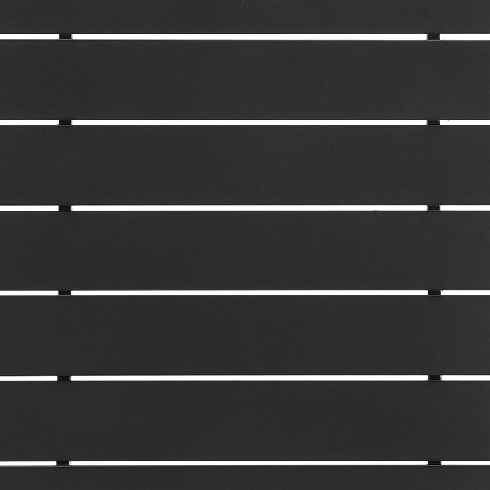 Palma Aluminum Outdoor Coffee Table in Black