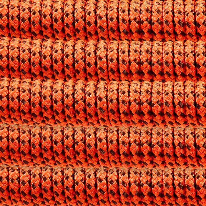 Kylie and Shasta 3 Piece Outdoor Patio 36" Dining Set in Black Eucalyptus Wood and Tangerine Rope