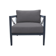 Sonoma Outdoor 4 piece Set in Dark Gray Finish and Charcoal Cushions - Furniture City (CA)l