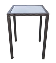 Tropez Outdoor Patio Wicker Bar Set (Table with 2 barstools) - Furniture City (CA)l