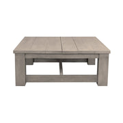 Verano 4 Piece Outdoor Patio Furniture Set in Wicker and Acacia Wood with Taupe Cushions - Furniture City (CA)l