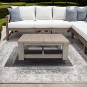 Verano Acacia Wood Outdoor Coffee Table in Brown - Furniture City (CA)l