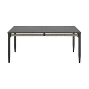 Zella Outdoor Patio 7 Piece Dining Set in Aluminum with Light Gray Rope and Cushions - Furniture City (CA)l