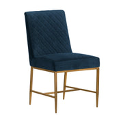 Pirate and Blue Velvet Memphis 5 Piece Modern Dining Set - Furniture City (CA)l