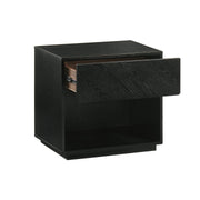 Petra King 4 Piece Wood Bedroom Set in Black Finish - Furniture City (CA)l