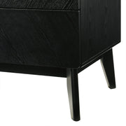 Petra Queen 4 Piece Wood Bedroom Set in Black Finish - Furniture City (CA)l