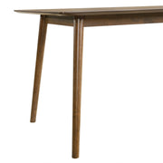 Westmont Santana 5 Piece Walnut Wood Dining Table Set with Blue Fabric - Furniture City (CA)l