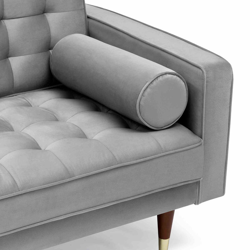 Somerset Gray Velvet Mid Century Modern Sofa Seating Set - Furniture City (CA)l