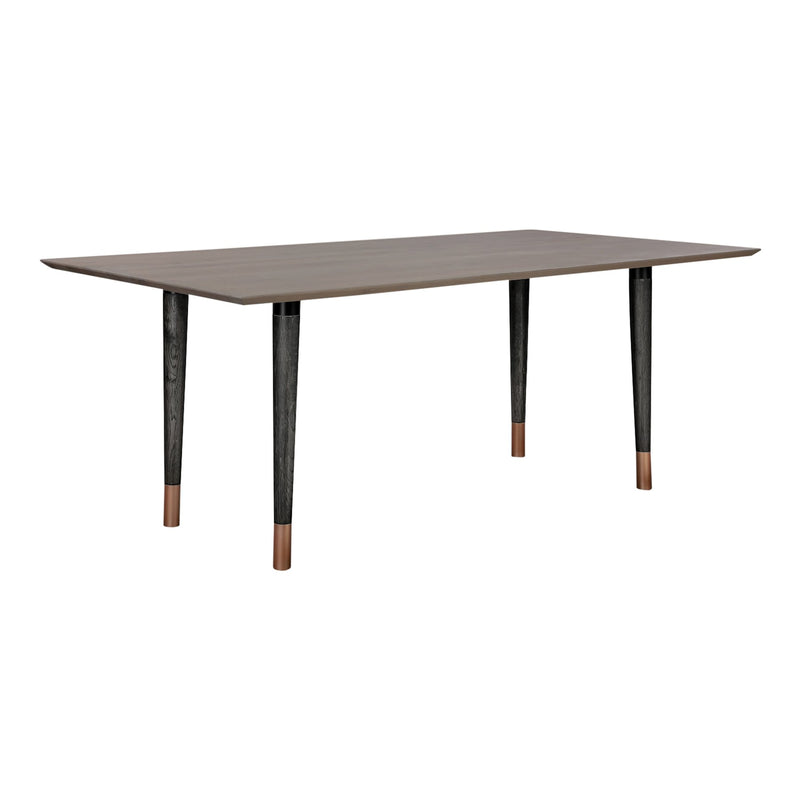 Turin Rustic 2 piece set with Dining Table and Sideboard in Black Brushed - Furniture City (CA)l