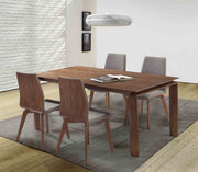 Treviso Archie Mid-Century Walnut Wood 5 Piece Dining Set - Furniture City (CA)l