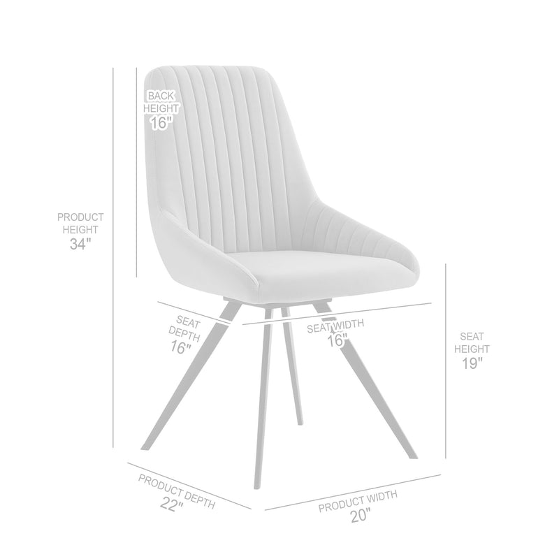 Urbino Alison 5 Piece Dining Set with Gray Fabric Chairs