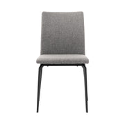 Urbino Lyon 5 Piece Dining Set with Gray Fabric Chairs - Furniture City (CA)l
