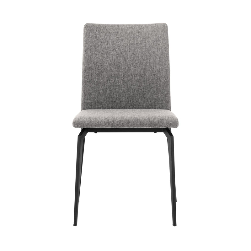 Urbino Lyon 5 Piece Dining Set with Gray Fabric Chairs - Furniture City (CA)l